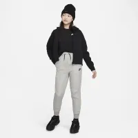 Nike Sportswear Tech Fleece Big дитячі (Girls') Full-Zip Толстовка з капюшоном колір чорний