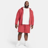 Nike Sportswear Tech Fleece мужские шорты цвет красный