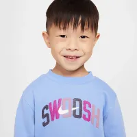 Nike Sportswear Powder Play Toddler Lightweight Fleece 2-Piece Crew набор цвет черный