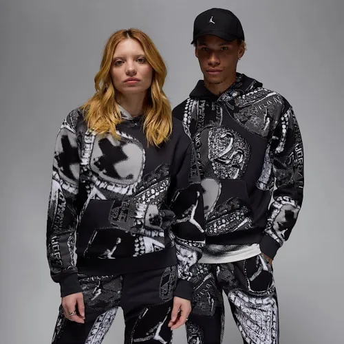Nike Jordan MVP чоловічі Printed Fleece Pullover Толстовка з капюшоном колір чорний