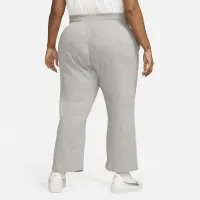 Nike Sportswear Phoenix Fleece женская С высокой Талией Wide-Leg Sweatpants (большие размеры) цвет серый