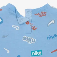 Nike E1D1 Baby Short Sleeve Short Coverall синий