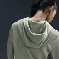Nike Sportswear Club Fleece жіноча Logo Pullover Толстовка з капюшоном колір зелений