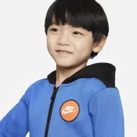 Nike Toddler Толстовка с капюшоном and Pants набор синий