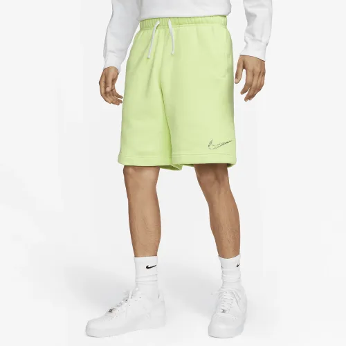 Nike Club Fleece чоловічі шорти колір зелений