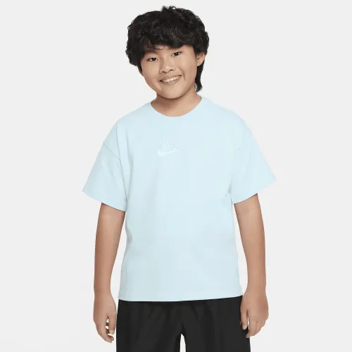 Nike Sportswear Big детские футболка синий
