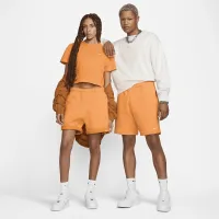 Nike Solo Swoosh Fleece шорты Orange