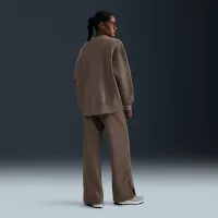 Nike Sportswear Phoenix Fleece женская оверсайз Graphic Crew-Neck свитшот цвет коричневый