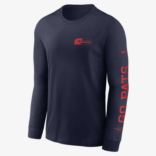 New England Patriots All Out чоловічі Nike NFL Long-Sleeve футболка блакитний