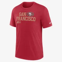 San Francisco 49ers Overlap Lockup мужские Nike NFL футболка цвет красный