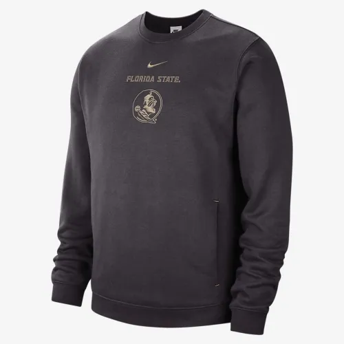 Nike College Club Fleece (Florida State) чоловічі світшот колір чорний