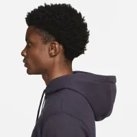 Nike Sportswear Club Fleece Pullover Толстовка с капюшоном цвет фиолетовый