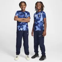 Tottenham Hotspur Academy Pro Big детские Nike Dri-FIT Soccer Pre-Match Short-Sleeve Top синий