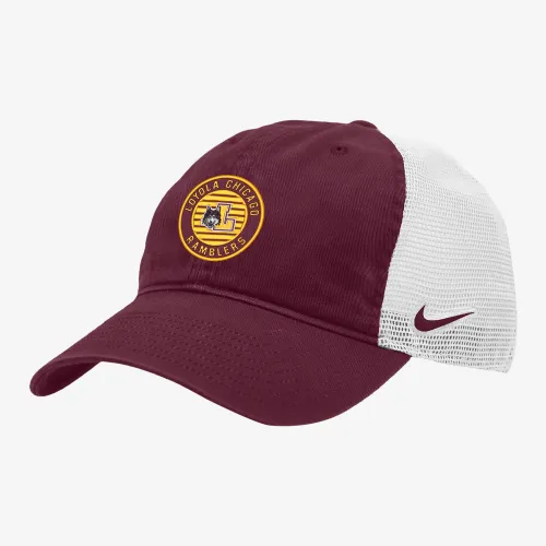 Loyola Chicago Heritage86 Nike College Trucker Hat колір червоний