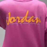 Nike Jordan Brooklyn Fleece жіноча Pullover Толстовка з капюшоном Pink