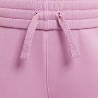 Nike Sportswear Club Fleece Big дитячі (Girls') З високою талією Fitted Pants Pink