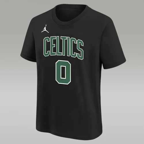 Nike Jayson Tatum Boston Celtics Statement Edition Big детские Jordan NBA футболка цвет черный