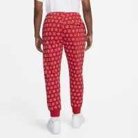 Nike Sportswear Club Fleece мужские Monogram Joggers цвет красный