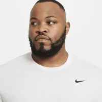 Nike Dri-FIT мужские Fitness футболка цвет серый