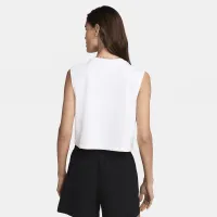 Nike Sportswear Club жіноча Sleeveless Cropped Top колір білий