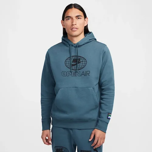 Nike Sportswear Club чоловічі Fleece Pullover Толстовка з капюшоном колір сірий