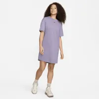 Nike Sportswear Chill Knit женская оверсайз футболка Костюм цвет фиолетовый