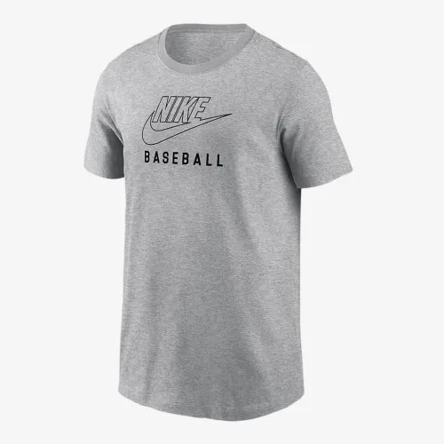 Nike Swoosh Big детские Baseball футболка цвет серый