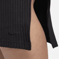 Nike Sportswear Chill Rib женская Slim Midi юбка (большие размеры) цвет черный