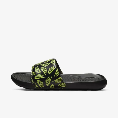 Nike Victori One мужские Printed Slides цвет черный