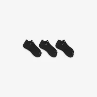 Nike Everyday Plus Cushion тренировочные No-Show носки (3 пары) цвет черный