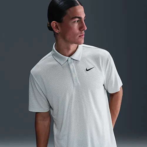 Nike Tour чоловічі Dri-FIT Textuколір червоний для гольфу Polo колір коричневий