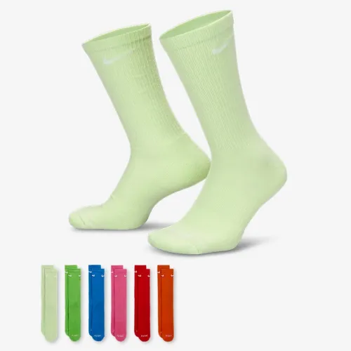 Nike Everyday Plus Cushioned тренировочные Crew носки (6 пары) многоцветный