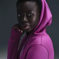 Nike Therma-FIT One женская Full-Zip Толстовка с капюшоном цвет фиолетовый