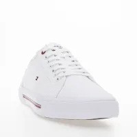 Кроссовки Tommy Hilfiger Core Corporate Vulc Canvas FM0FM04560-YBS - Белые