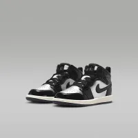 Nike Jordan 1 Mid SE Little детские Кроссовки цвет черный