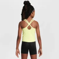 Nike One Fitted Big дитячі (Girls') Dri-FIT Tank Yellow