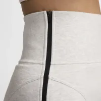 Nike Sportswear Tech Fleece женская С высокой Талией Mini юбка цвет серый