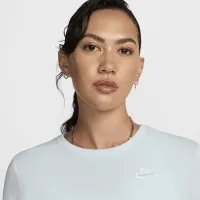 Nike Sportswear Club Essentials жіноча футболка блакитний