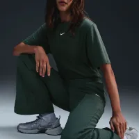 Nike Sportswear Everything Wovens женская Mid-Rise Open-Hem Pants цвет зеленый