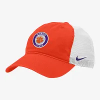 Clemson Heritage86 Nike College Trucker Hat Orange