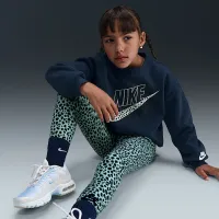 Nike Wild Warmth Little детские Crew Top and лосины набор цвет зеленый