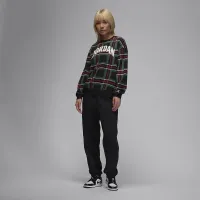 Nike Jordan Brooklyn Fleece жіноча Graphic Crew-Neck світшот колір зелений