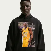 Nike Kobe мужские Dri-FIT Fleece Pullover баскетбольные Толстовка с капюшоном цвет черный