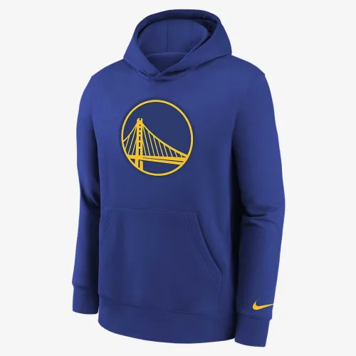 Golden State Warriors Essential Big детские Nike NBA Pullover Толстовка с капюшоном синий