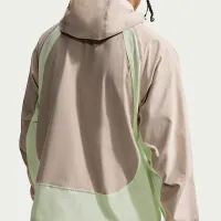 Nike Tech чоловічі Dri-FIT Woven Full-Zip Color-Block Windrunner Куртка колір коричневий