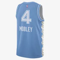 Evan Mobley Cleveland Cavaliers 2024/25 City Edition чоловічі Nike Dri-FIT NBA Swingman Jersey блакитний