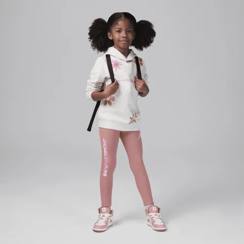 Nike Jordan Deloris Jordan Flowers Little дитячі Pullover Толстовка з капюшоном комплект Pink
