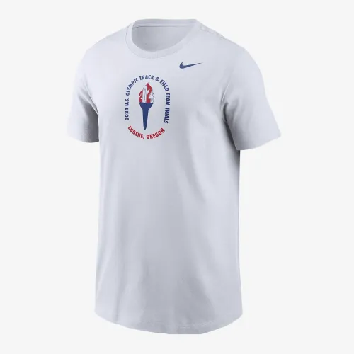 USATF Big Kid's Nike Running футболка колір білий