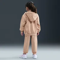Nike Full-Zip Club набор Little Kids 2-Piece Толстовка с капюшоном набор цвет коричневый