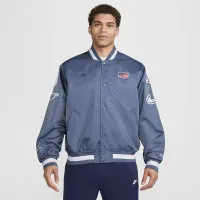 USA Dugout чоловічі Nike Breaking Satin Куртка блакитний